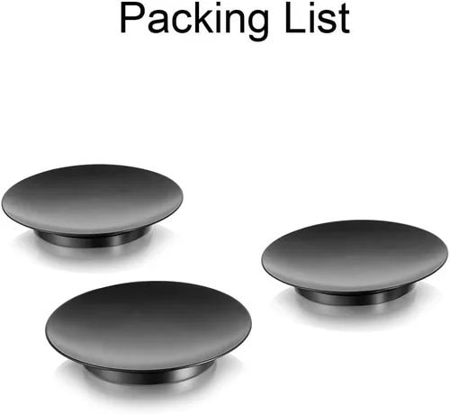 Vista 8 de Portavelas de pilar de hierro Inweder: bandeja y placa de vela negra de 4.25" Pedestal Stand for 3 Wick Jar Candles Tealight Gothtic Decor for