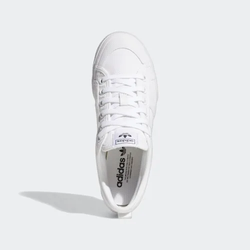 Vista 4 de adidas Zapatillas Nizza Platform para mujer, BlancoBlancoBlanco
