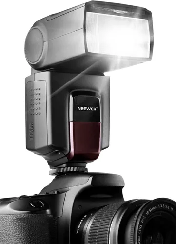 Vista 2 de NEEWER TT560 Flash de cámara Speedlite compatible con Canon Sony Nikon DSLR