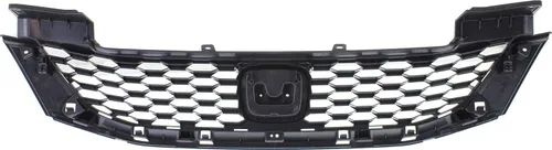 Vista 5 de Garage-Pro Conjunto de rejilla compatible con Honda Accord 2013-2015 pintado negro carcasa e inserto, Coupé