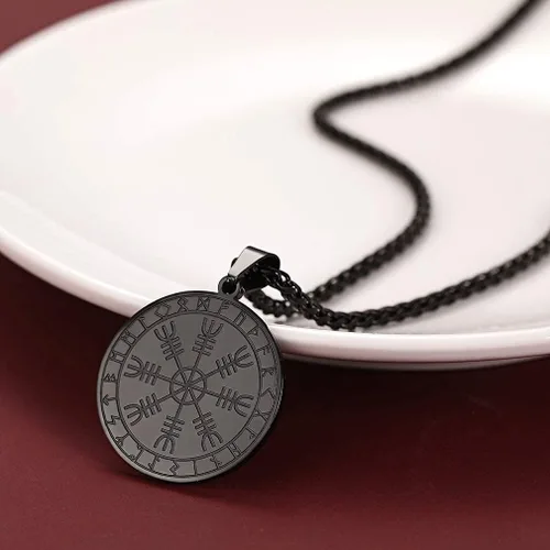 Vista 8 de FaithHeart Viking Thor's Hammer Talismán Collar para hombre, colgante de amuleto nórdico vintage de Mjolnir con cadena de trigo resistente, joyería
