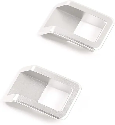 Vista 6 de Cubierta de bloqueo de puerta de automóvil de aleación de aluminio para Land Rover Defender 90 110 130 2004-2019 Accesorios de repuesto