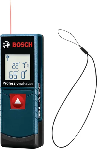 Vista 3 de Bosch GLM 20 compacto Medida de láser con visualización retroiluminada, 65