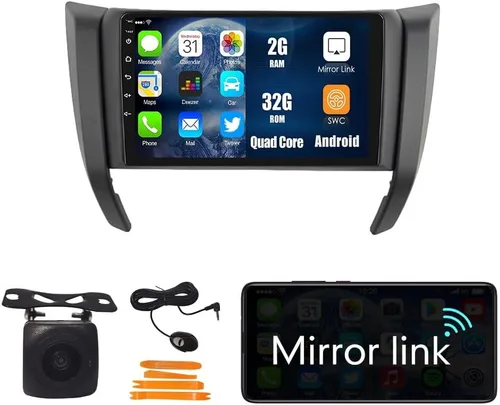 Vista 16 de Coche CarPlay Android Navegación Automática Estéreo GPS Radio Cámara Pantalla 10.33 "QLED Pantalla Táctil Headunit Tablet Pad Media Player