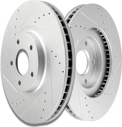 Vista 37 de SCITOO Rotores de freno traseros, 2 kits de frenos para Acura Integra 1990-2001, Honda Civic 1992-1995 1999-2000, para Civic del Sol 1993-1997, CRX