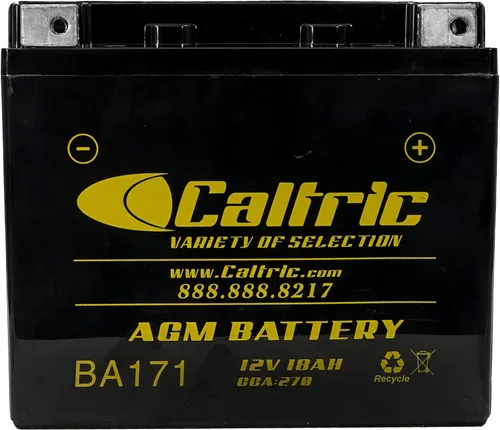 Vista 4 de Caltric Agm - Batería compatible con Honda Gl1800 Gl-1800 Gl1800A Abs 2001-2010