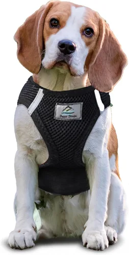 Vista 39 de DOGGIE DESIGN American River Arnés para perro Colección Camuflaje - Marrón Camo XS