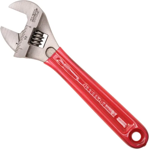Vista 6 de KLEIN TOOLS D506-4 - Llave ajustable de precisión, 4 pulgadas, mecanizada con precisión, pequeña llave ajustable, mango ergonómico en I, grabado