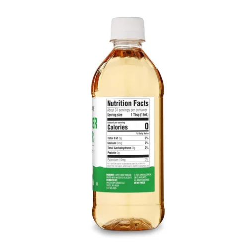 Vista 2 de Amazon Grocery, Vinagre de sidra de manzana, 16 onzas líquidas (anteriormente Amazon Fresh, el embalaje puede variar)
