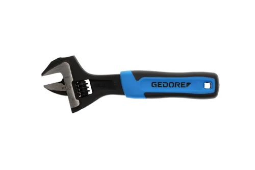 Vista 5 de GEDORE 60 S 6 JP Llave ajustable 6", extremo abierto, fosfatado con mango de plástico
