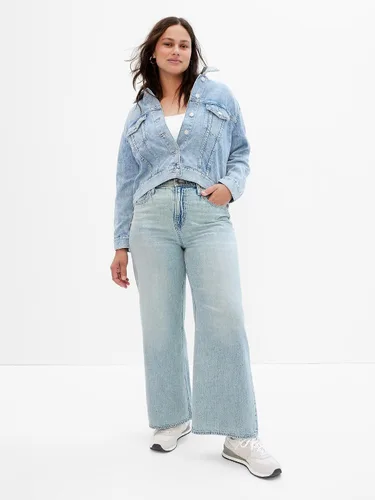 Vista 3 de GAP Women's Wide Leg Jeans