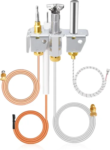 Vista 9 de Criditpid 4021-737 Pilot Assembly LP para calentador, Heat N Glo, Chimeneas Quadrafire, Calentador y Ensamblaje Piloto de Gas Propano Heat-N-Glo