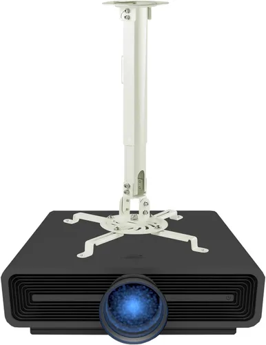 Vista 2 de Mount-It! Soporte para proyector de techo, ajustable de 14.5-21.5 pulgadas, 30 libras