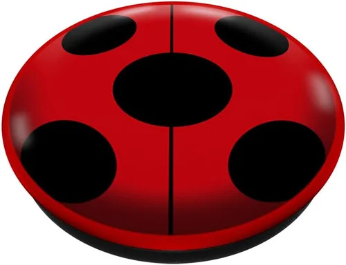 Vista 2 de Ladybug Coccinellas Mariquita Roja Negra Insecto PopSockets PopGrip: Agarre intercambiable para teléfonos y tabletas