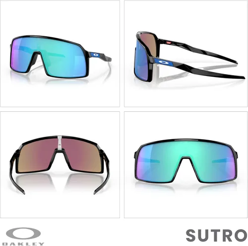 Vista 52 de Oakley Sutro OO9406 / OO9462 - Lentes de sol para hombre, kit de correa de accesorios, bolsa de microfibra