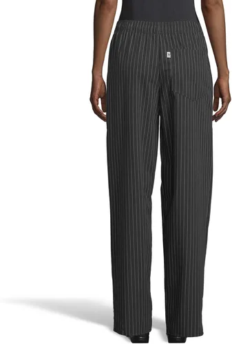 Vista 2 de Uncommon Threads Pantalón de chef holgado teñido de hilo para mujer