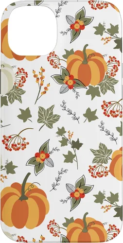 Vista 14 de Fall Leaves Autumn Pumpkin Pattern Autumn Vibes Color Case for iPhone 17
