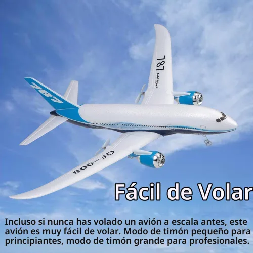 Vista 3 de GoolRC QF008 787 Avión Modelo Miniatura Avión 3CH 2.4G Control Remoto EPP Aviones RTF RC Juguete