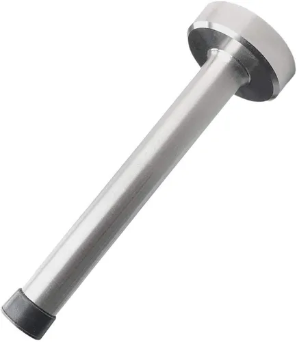 Vista 15 de KOLAKO Topes de puerta, tope de puerta de acero inoxidable, tope de puerta de 5 pulgadas (120 mm) de largo con punta de goma, protector de pared