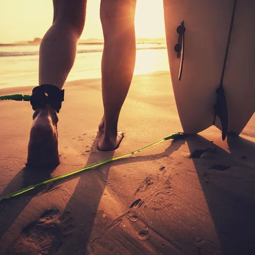 Vista 7 de PATIKIL Correa para tabla de surf, correas rectas, cuerda para la muñeca, para tabla de remo