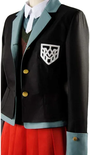 Vista 5 de Disfraz de kimono de anime, uniforme JK, para cosplay, escuela, niña, uniforme, chaqueta, disfraz de Halloween