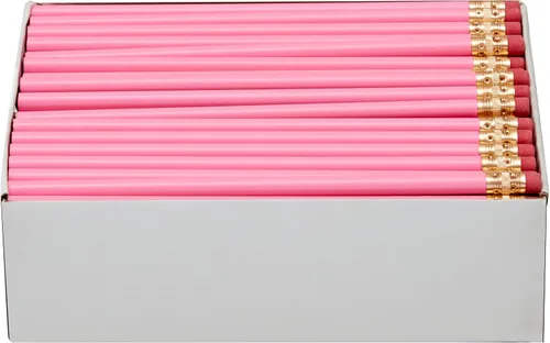Vista 14 de Pencil Guy - Lápices redondos en blanco, negro, 144 a una caja No afilado