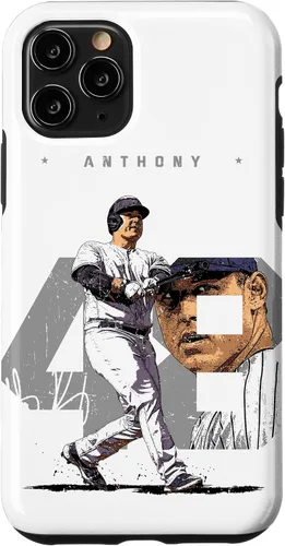 Vista 27 de iPhone 16 Anthony Rizzo Number Portrait Tony New York MLBPA Case