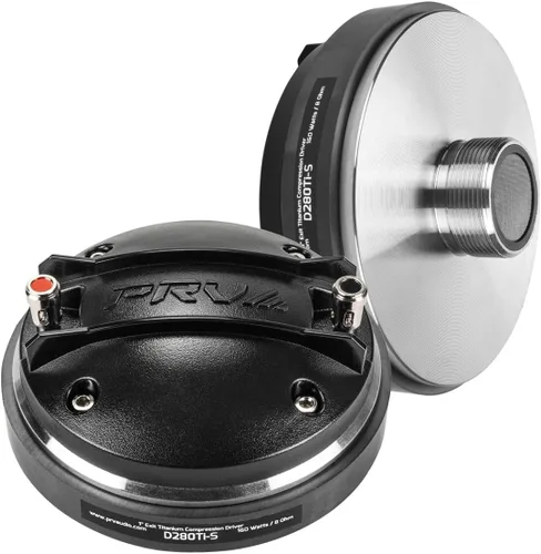 Vista 5 de PRV AUDIO D280Ti-S - Controlador de compresión de audio profesional de 1 pulgada, bocina atornillada de 1 pulgada, 160 vatios (individual)