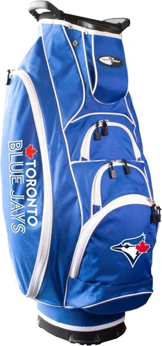 Vista 18 de Team Golf MLB - Divisor de club ligero de 10 vías, soporte de acción de resorte, bolsillo enfriador aislado, guante de velcro y soporte
