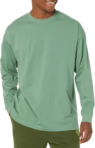 Vista 12 de Amazon Essentials Camiseta de algodón orgánico de manga larga para hombre, transpirable, de peso medio Negro