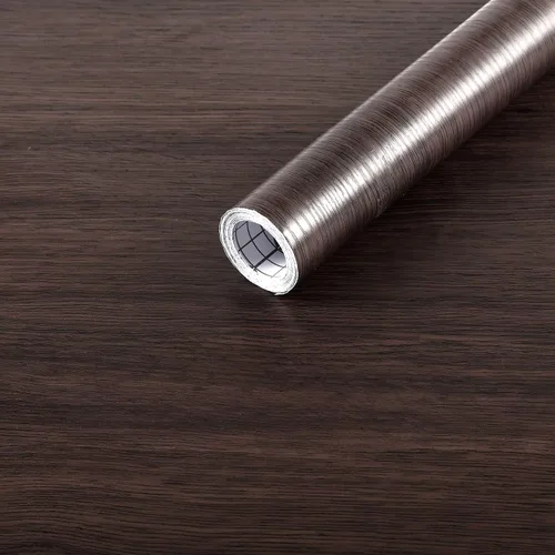 Vista 7 de Arthome - Papel tapiz para despegar y pegar, contacto de madera negra, papel tapiz negro, papel tapiz autoadhesivo y extraíble para encimera Negro