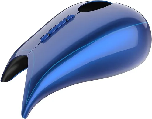 Vista 18 de Advanblack Cubierta de tanque extendida para Harley '08-'22 Street Glide y Road Glide