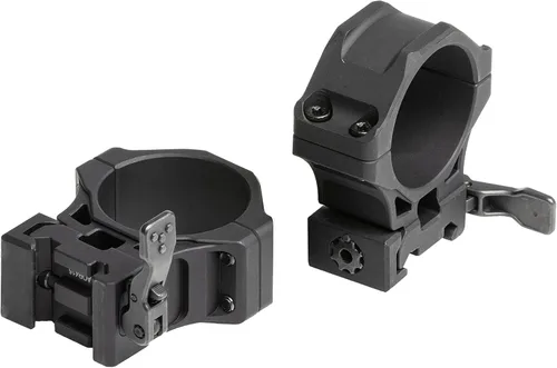 Vista 2 de UTG ACCU-SYNC QR 1.339 in Med. Anillos de alcance de perfil, Picatinny, negro
