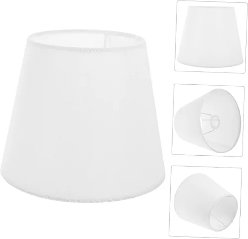 Vista 9 de Pantalla Cubierta de lámpara de mesa, cubierta de la lámpara de barril, pantallas de lámpara de interior, cubierta de luz de tambor, pantalla