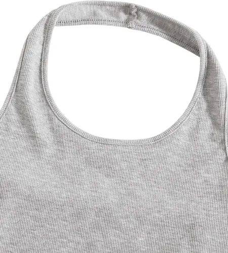 Vista 4 de SweatyRocks Chaleco básico sin mangas para mujer, paquete de 2