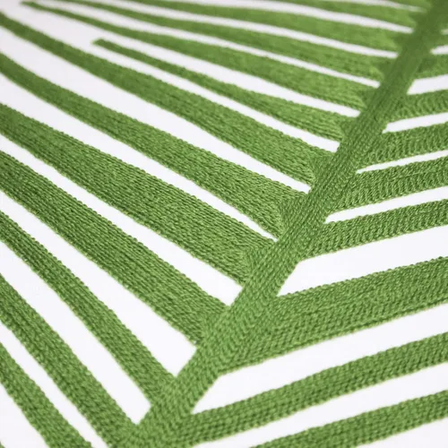 Vista 7 de 1 funda de cojín de algodón con diseño geométrico bordado, funda de cojín cuadrada a rayas, para exteriores, para sofá, sala de estar y cama, de 18