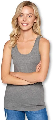 Vista 5 de Camiseta sin mangas de bambú extra suave para mujer, fabricada en Estados Unidos
