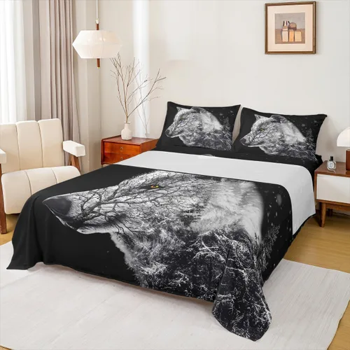 Vista 42 de Juego de sábanas para niños estilo vaquero occidental tamaño individual, juego de ropa de cama con diseño geométrico de cactus, decoración
