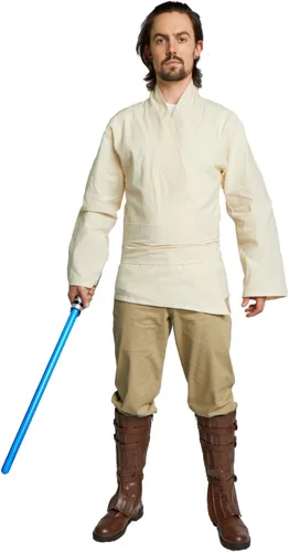 Vista 2 de Largemouth Disfraz de túnica Jedi Sith para hombre adulto