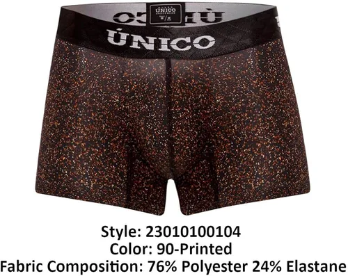 Vista 4 de Mundo Unico 1902 Artnology - Calzoncillos tipo bóxer colombiano para hombre