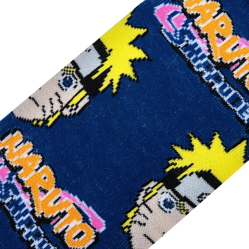 Vista 4 de Crazy Socks, Naruto Heads, animación japonesa, calcetines de regalo para hombre, Cabezas de Naruto