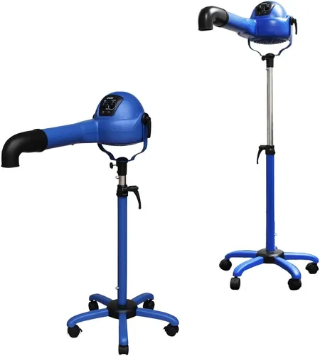 Vista 4 de XPOWER B-16 Secadora profesional de acabado libre de polvo de carbono para mascotas con motor sin escobillas DC, acabado de calidad en capas
