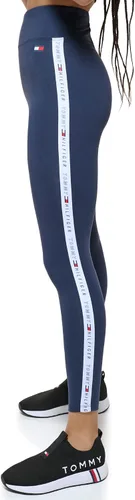 Vista 2 de Tommy Hilfiger Leggings elásticos de tiro alto con logotipo para mujer