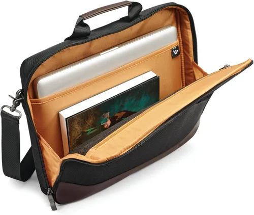 Vista 2 de Samsonite Kombi Slimbrief Maletín, NegroMarrón, talla única , Maletín delgado Kombi