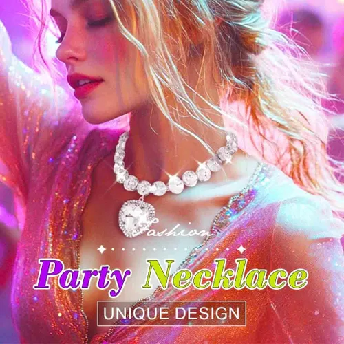 Vista 4 de Zoestar Gargantilla con diamantes de imitación para mujer
