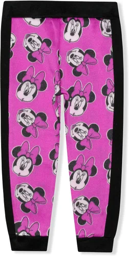 Vista 5 de Disney Minnie Mouse - Conjunto de sudadera y pantalón deportivo para niñas pequeñas - Rosa