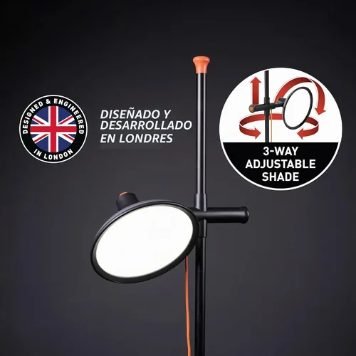 Vista 3 de Lámpara de estudio Daylight Artist 2-6,000 Lux LED con CRI 95+, pantalla de 24 cm de ancho