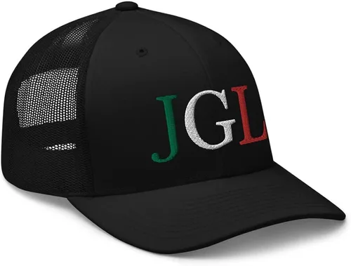 Vista 5 de RIVEMUG JGL Gorra de camionero bordada tricolor Chapo Guzman Chapito 701 Gorra ajustable