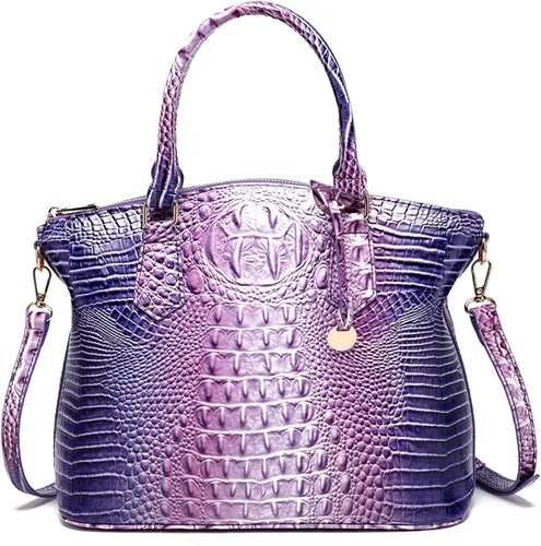 Vista 24 de Makcr Joacbv Bolso Satchel para Mujer Bolso Bandolera Largo Elegante Bolso Tote Asa Superior Cuero Vegano Bolsos de Mano para Damas Patrón en Relieve