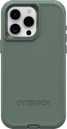 Vista 12 de OtterBox Funda para iPhone 15 Pro MAX (solamente) Defender Series, color negro, sin pantalla, resistente y duradera, con protección de puerto
